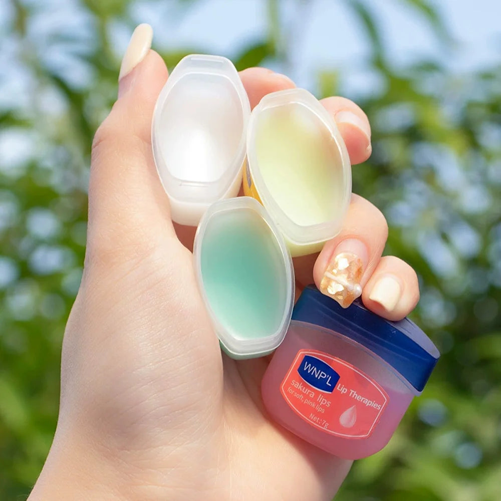 Lot de 8 Mini Vaseline Hydratantes pour Soin des Lèvres