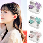 LOVE AUDIO - Écouteurs sans fil Bluetooth en forme de cœur