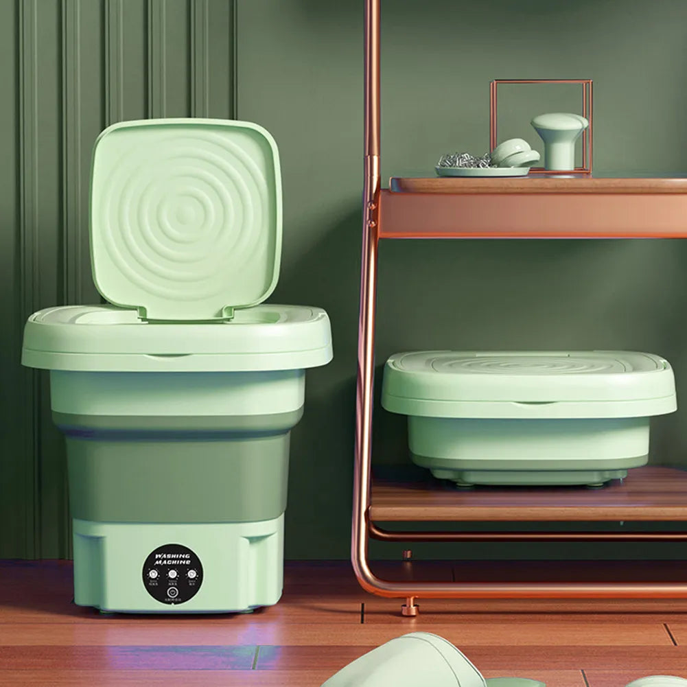 Machine à laver automatique rétractable portable