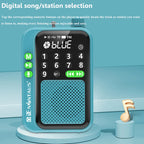 Radio FM de poche numérique avec Bluetooth — LED, enregistrement