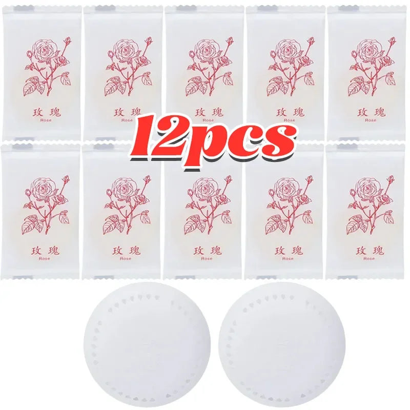 Lot de 12 Désodorisants Solides Aromatique – Parfum Longue Durée pour Salle de Bain, Chambre, Voiture, Armoire, Maison et Toilettes