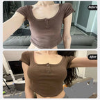 Soutien-gorge en Coton côtelé sans couture et sans armature