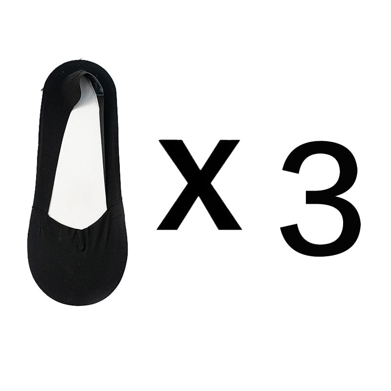 Chaussettes invisibles antidérapantes (3 paires)