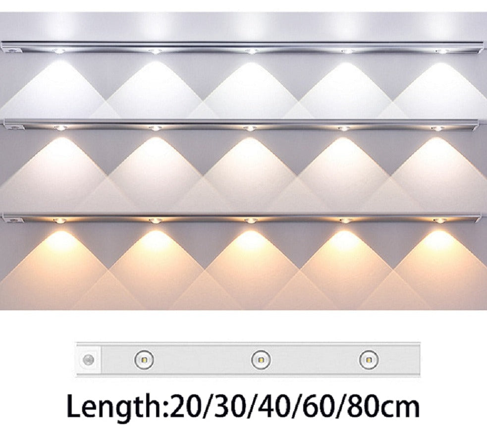 Lumière d'armoire à détecteur de mouvement LED