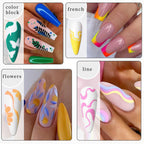 Stylo marqueurs Nails Art pour manucure - 12 couleurs
