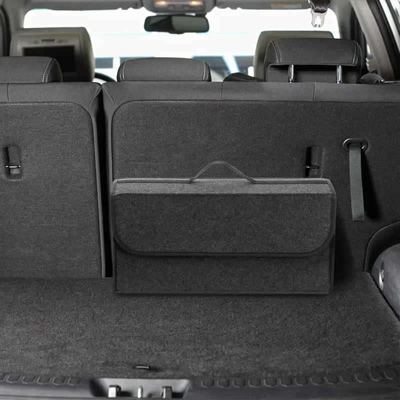 Boîte de Rangement en Feutrine avec Poignée pour Voiture