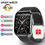 Noir Maille fine + Bracelet Noir Silicone OFFERT