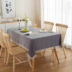 Nappe en Coton avec Pompons Style Bohème - 9 Couleurs & 12 Tailles