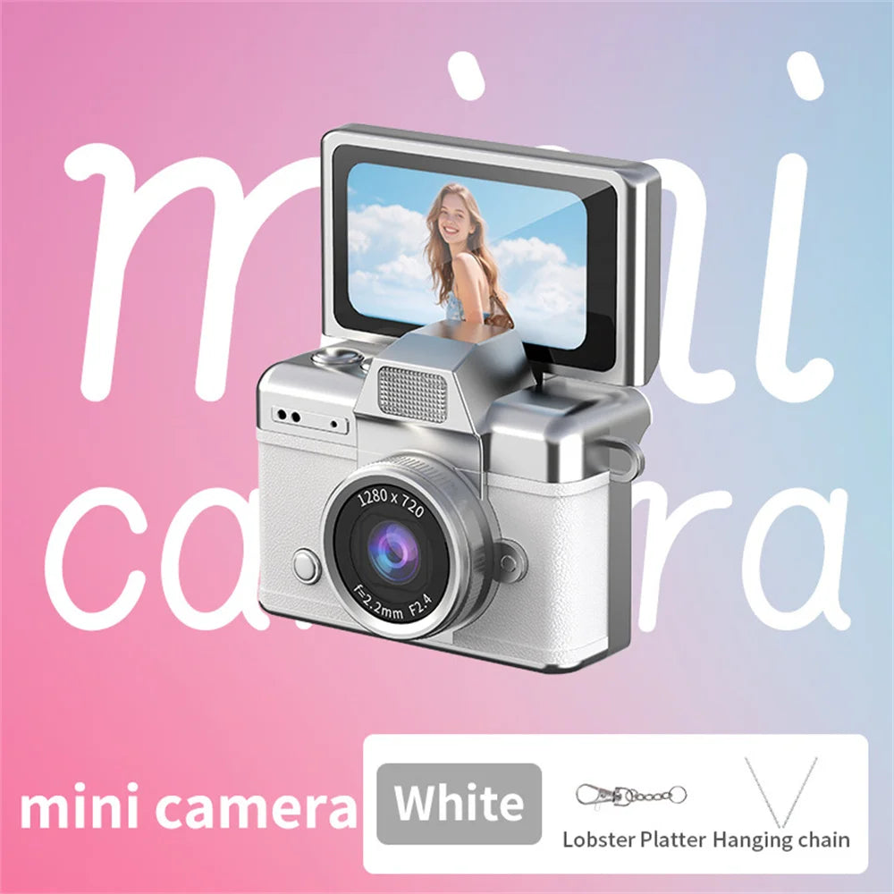 Mini Appareil Photo Rétro HD à Écran Pivotant + carte 64GB OFFERTE