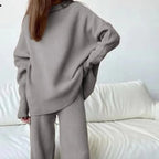 Ensemble 2PCS Col roulé & Pantalon large Confort+