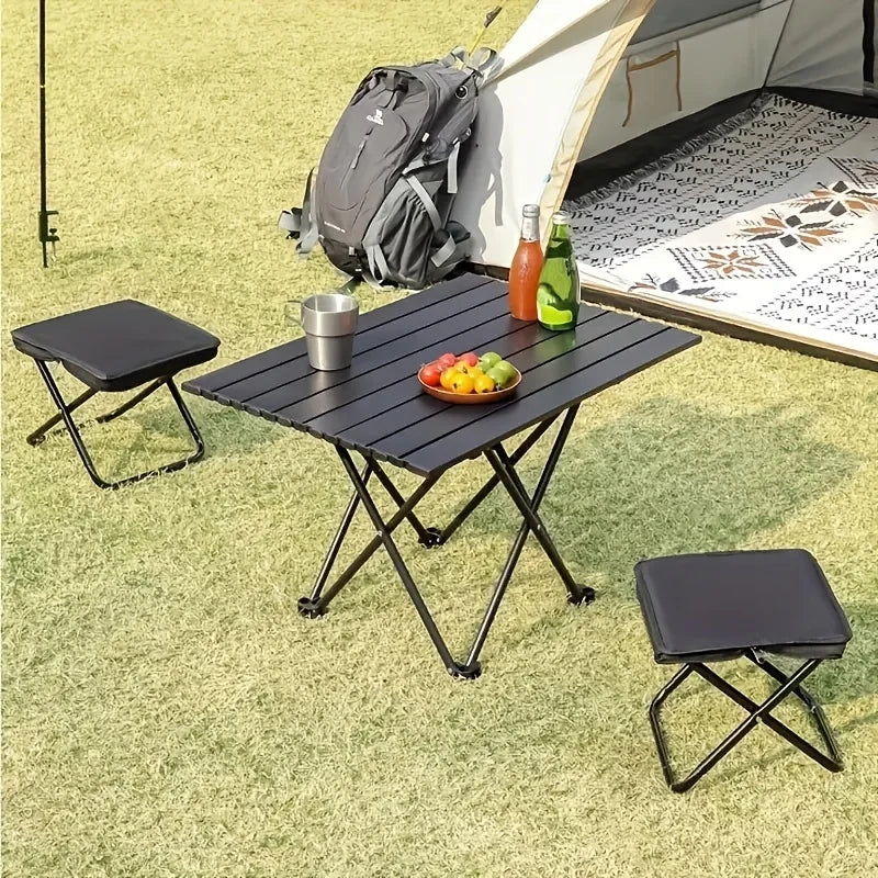 Tabouret Portatif de Camping - Pliable en Trousse
