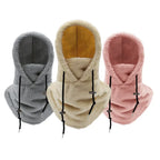 Cagoule de ski coupe-vent en polaire Sherpa