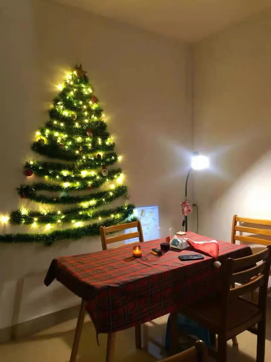Guirlande Lumineuse Sapin Artificiel - Créer votre Arbre de Noël Mural