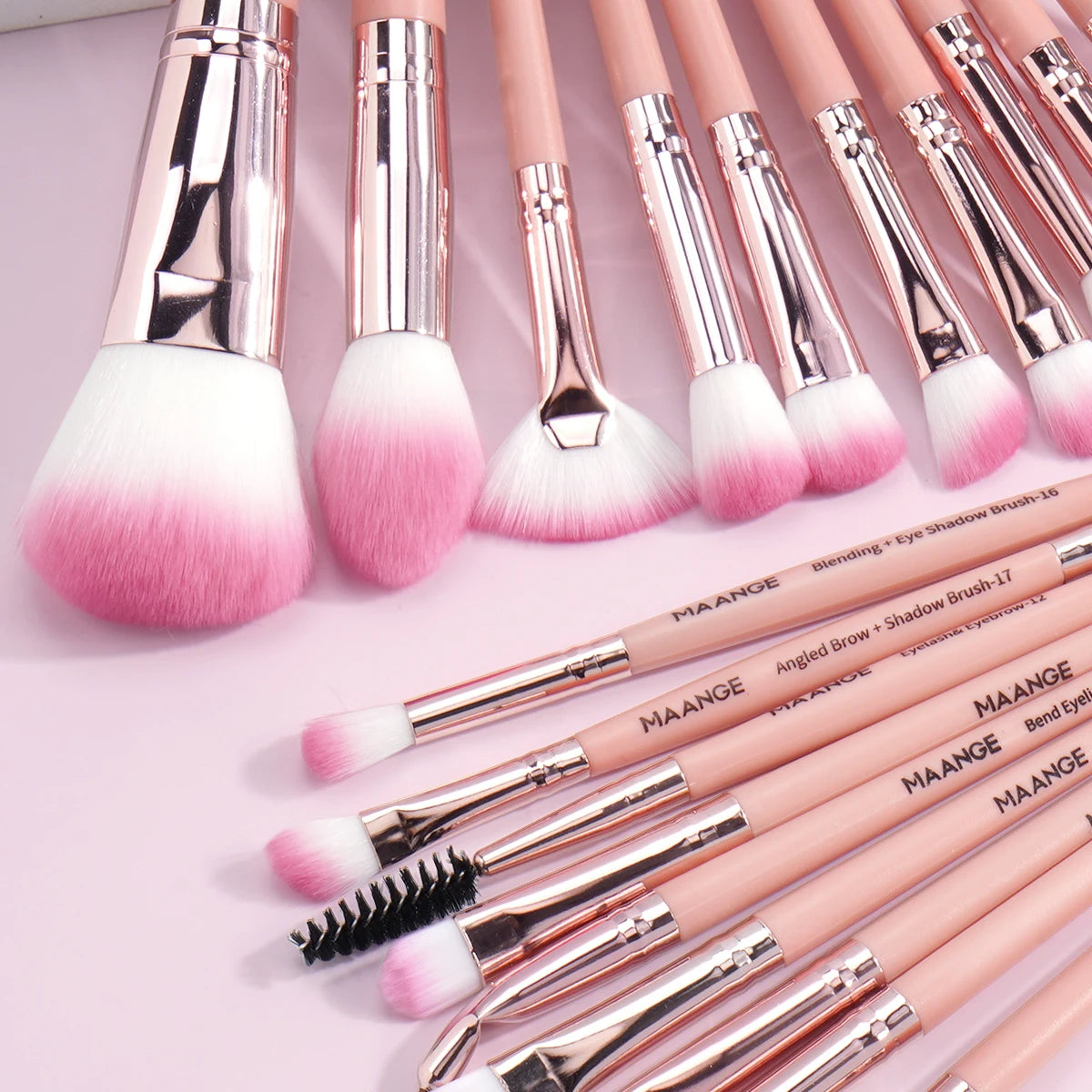 Kit Complet Maquillage Pinceaux & Éponges - 27 PCS