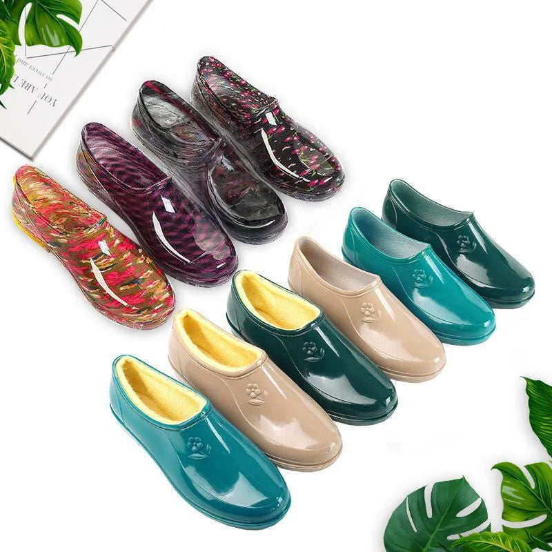 Mocassin de pluie imperméables et antidérapants - Femme
