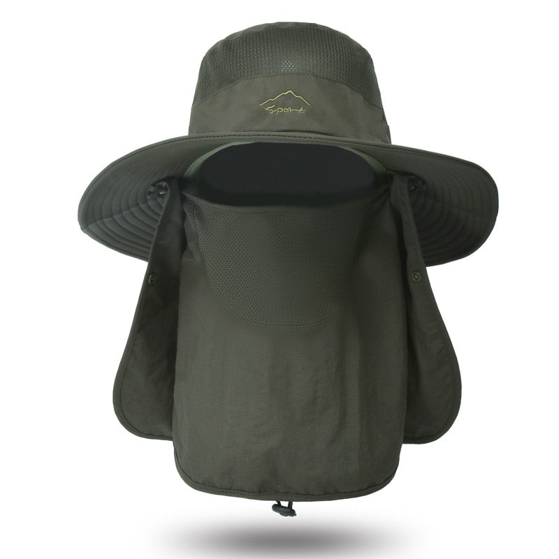 Chapeau de randonnée Anti-UV - Protection intégrale