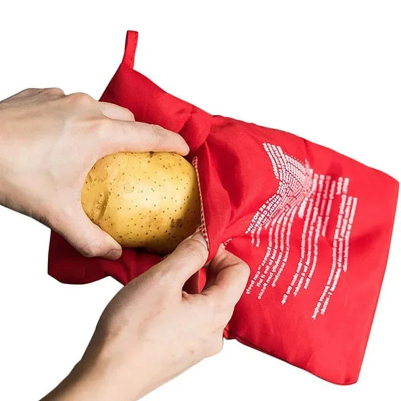 Lot de 4 Sacs de cuisson réutilisables au micro-ondes spécial pomme de terre