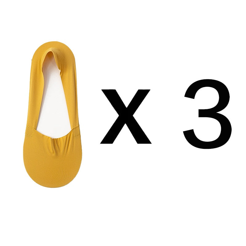 Chaussettes invisibles antidérapantes (3 paires)