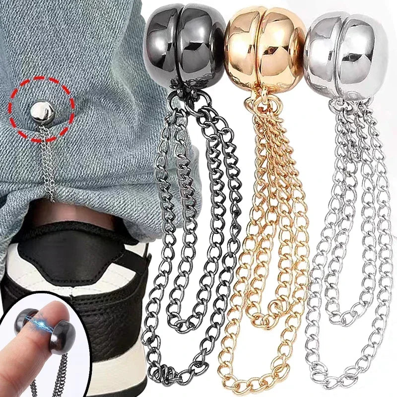 12x Chaîne Magnétique pour Vêtements et Ourlets