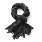 Foulard Rayée en Coton & Lin Douce et Chaude - Foulard Unisexe
