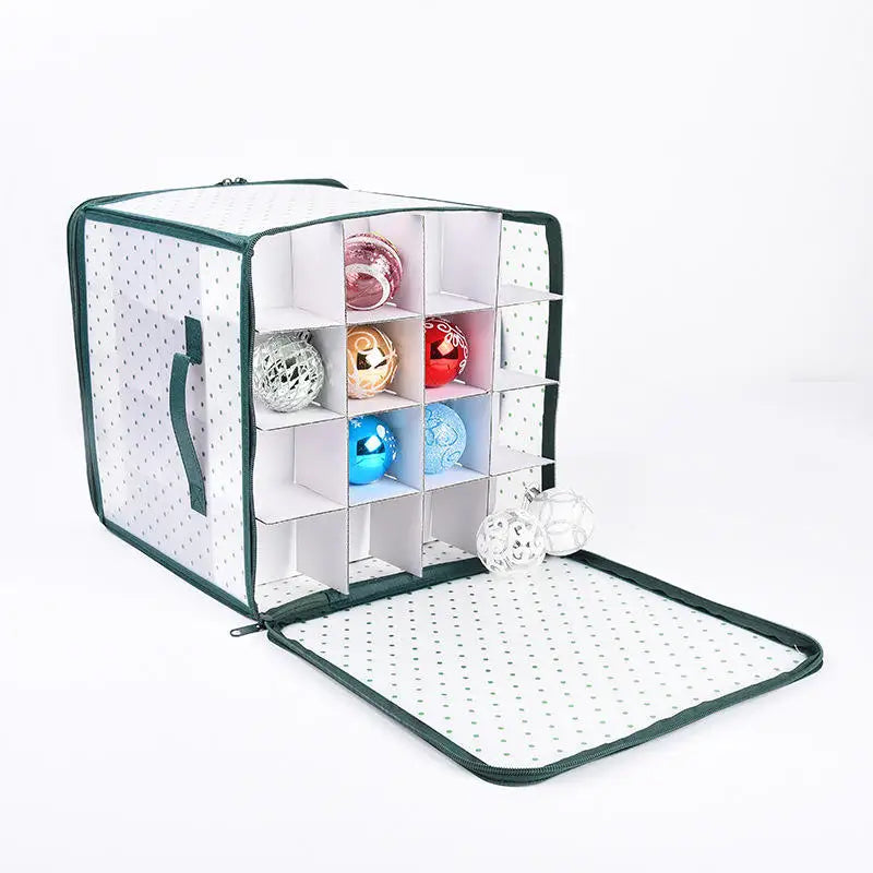 Boîte de Rangement pour Boules de Noël - 64 Cases