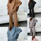 Ensemble 2PCS Col roulé & Pantalon large Confort+