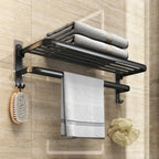 Porte-serviette pliant de salle de bain