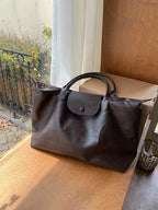 Sac Fourre-Tout Grande Capacité en Cuir PU