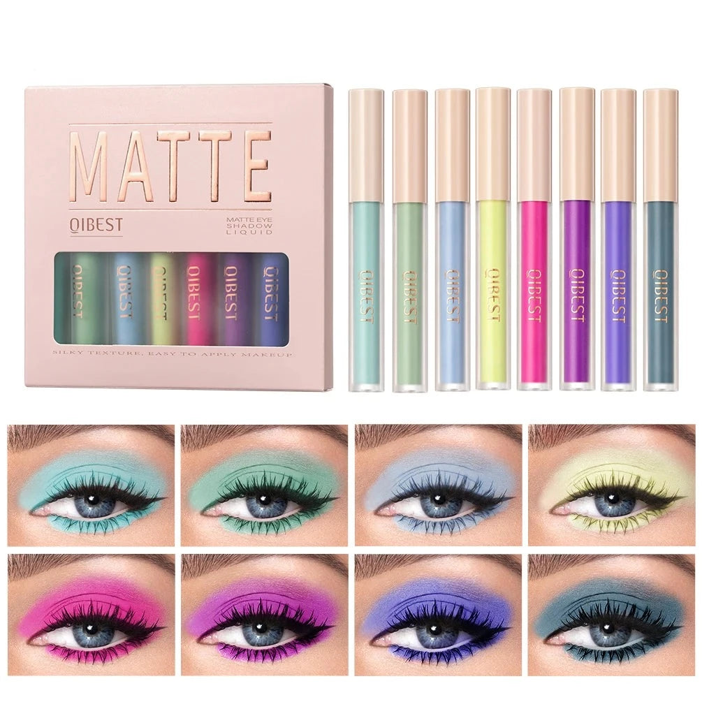 Coffret de 8 Fards à Paupières liquides Mat