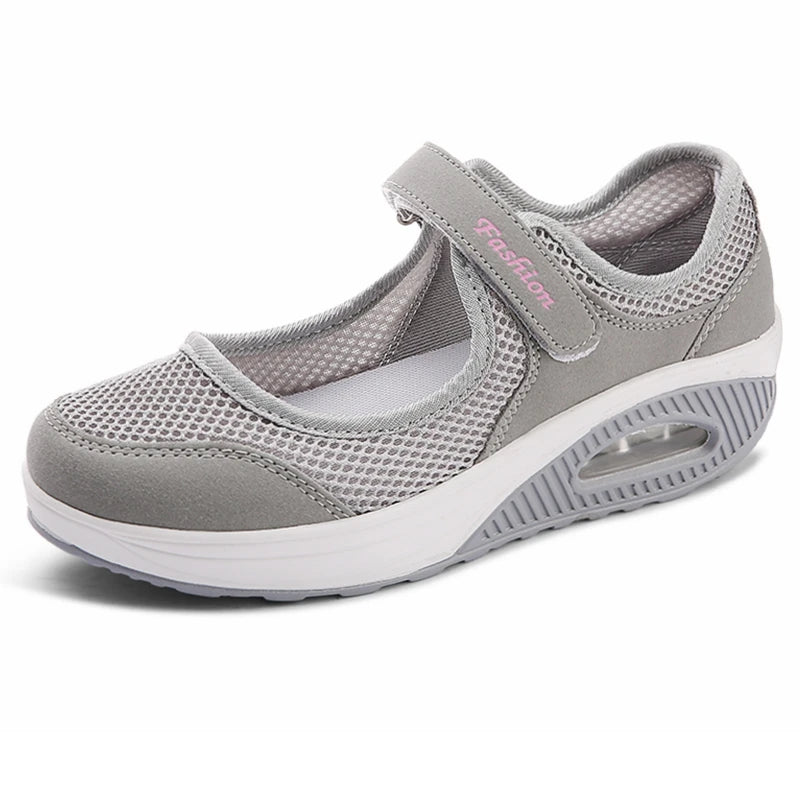 Ballerines de Marche Respirantes pour Femme – Chaussures Légères et Réglables