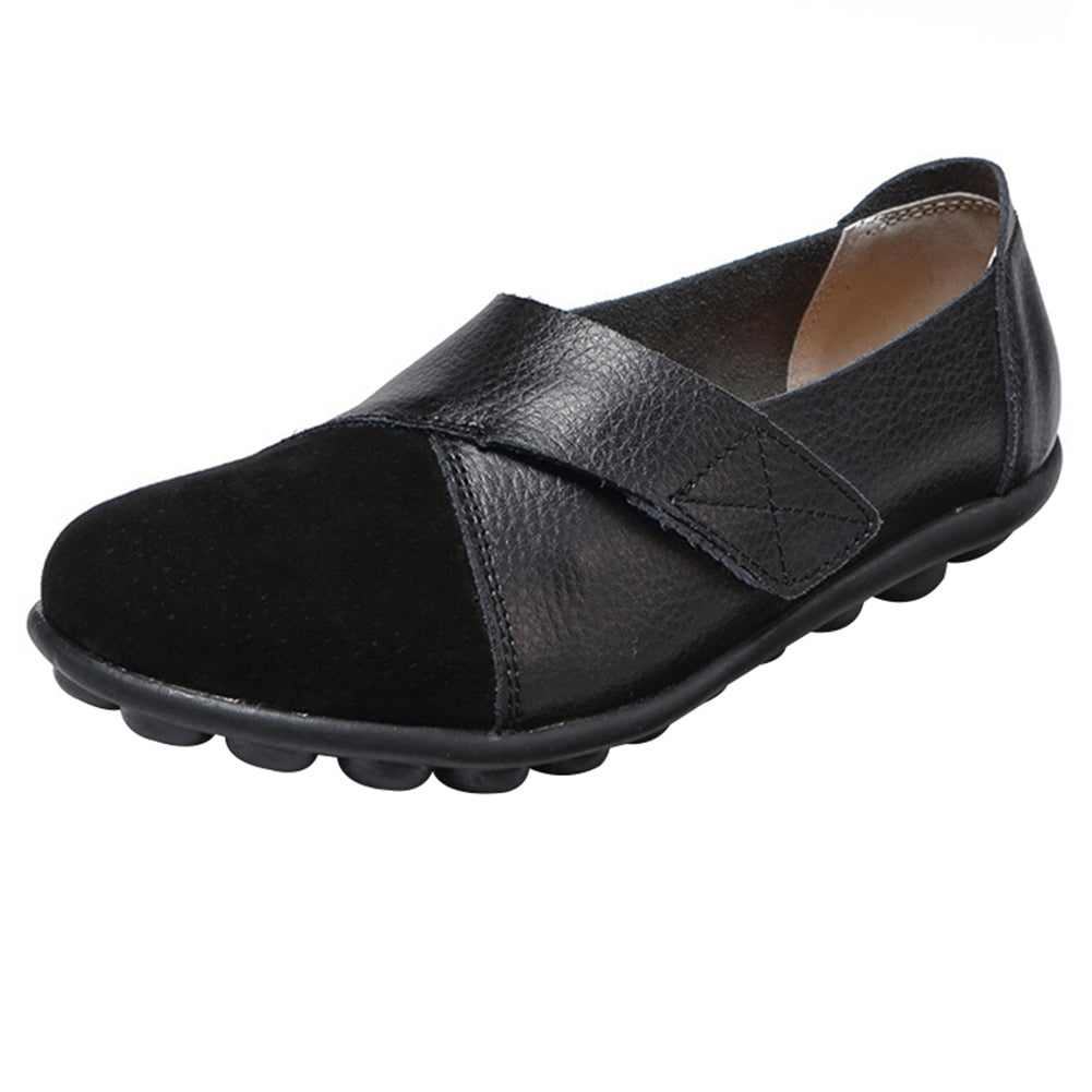 Mocassins orthopédiques en cuir pour femme