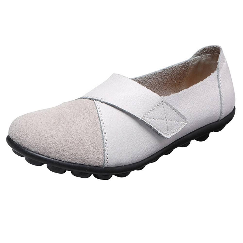 Mocassins orthopédiques en cuir pour femme