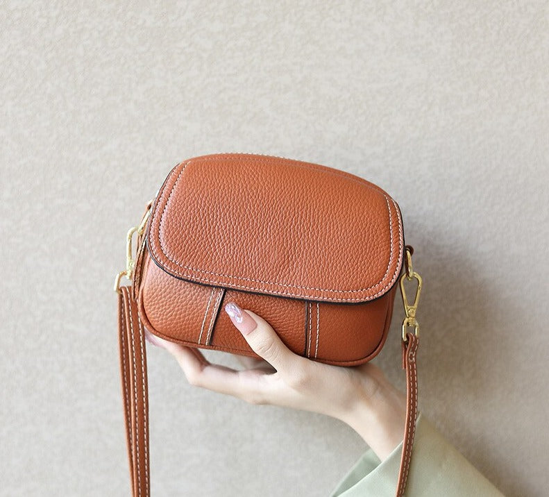 Petit sac à bandoulière en Cuir souple