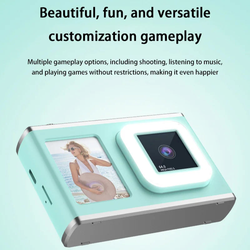 Appareil Photo Compact 64MP Double Écran HD