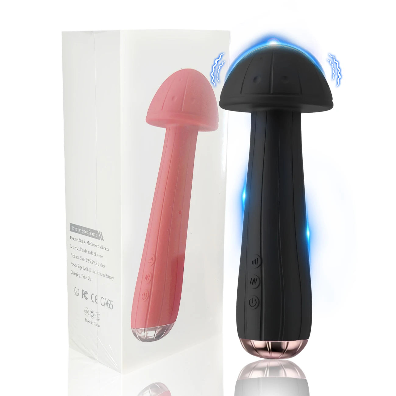 MushyWav – Stimulateur Rotatif 360° pour Femme, 5 Modes de Vibration et 5 Niveaux d’Intensité