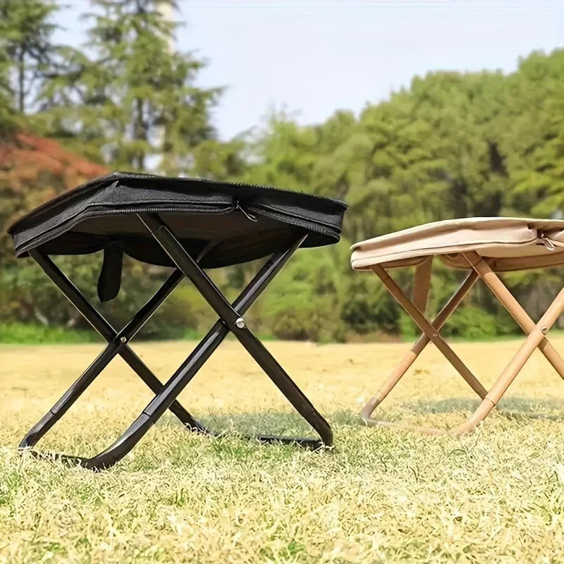 Tabouret Portatif de Camping - Pliable en Trousse