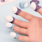 Lot de 10 dés à coudre ergonomiques en silicone