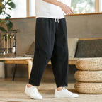 Pantalon léger Oversize en Coton/Lin pour Homme
