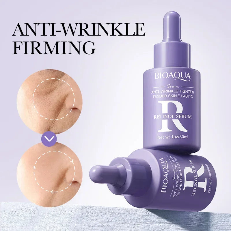Lot de 3 Sérums Visage - Anti-rides, Vitamine-C & Hydratant