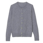 Cardigan élégant et chic avec boutons de perle