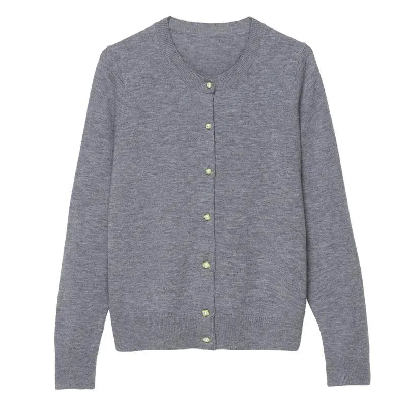 Cardigan élégant et chic avec boutons de perle