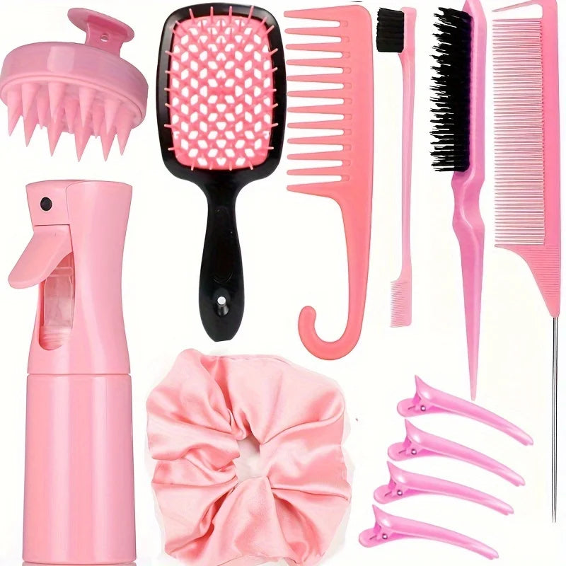 Ensemble de Peignes et Brosses pour Cheveux et Coiffure
