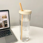 Gourde avec infuseur de fruits - Paille intégrée