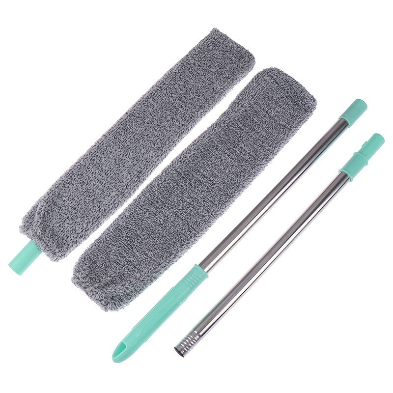 Balai à poussière rétractable en microfibre + 4 microfibres OFFERTES