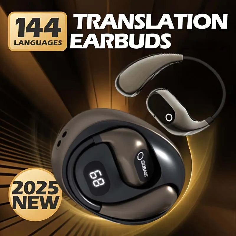 Écouteurs Traducteur 2025NewAI - 144 Langues