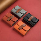 Mini Portefeuille pour Cartes en Cuir PU