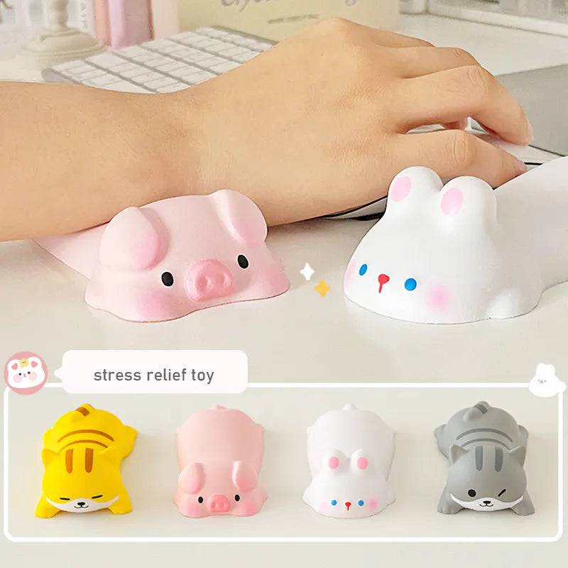 Repose-poignet pour souris et clavier - Animaux mignons