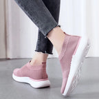 Chaussures Slip-On Sans Lacets Respirantes Femme Mi-Saison