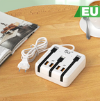 Multiprise Compacte 4 en 1 - Charge Rapide