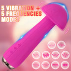 MushyWav – Stimulateur Rotatif 360° pour Femme, 5 Modes de Vibration et 5 Niveaux d’Intensité